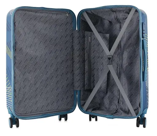 Чемодан Semi Line 24" (M) Blue Pattern (T5652-2) (DAS302327) - фото 2