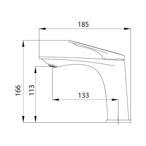 Смеситель для умывальника Qtap Vlasta New QTVLA270GMB45641 Gunmetal Black PVD Шлифованный черный хром - фото 2