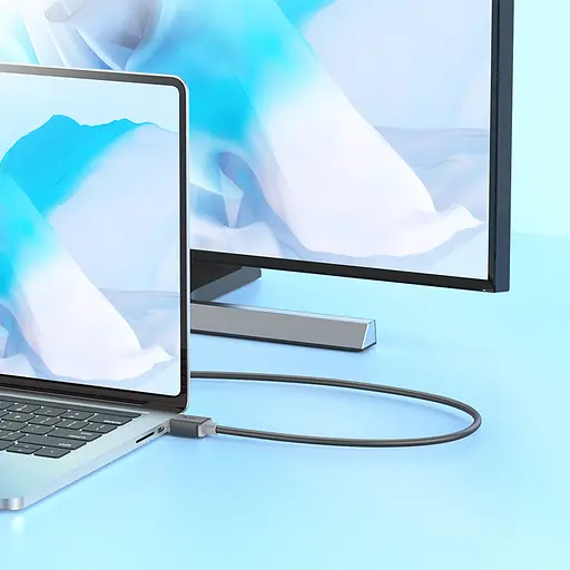 Кабель HOCO US08 HDTV 2.0 male-to-male 4K HD data cable(L=2M) Black - фото 7