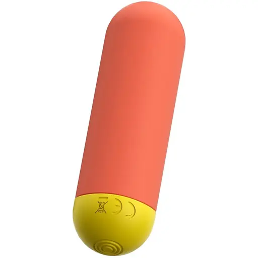 Мощная вибропуля Romp Riot Light Orange - фото 2