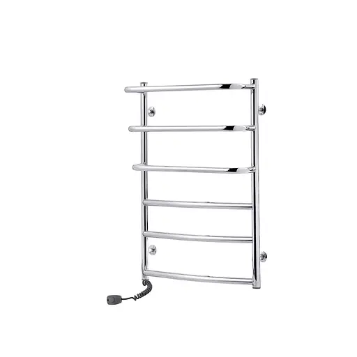 Полотенцесушитель электрический Kroner Каскад дуга ДКД02EL 700x500/6 EL CV019201, Хром, Левое - фото 1