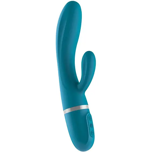 Вібратор-кролик Liebe Pleasure Toys Bend It Plus 20 см синій