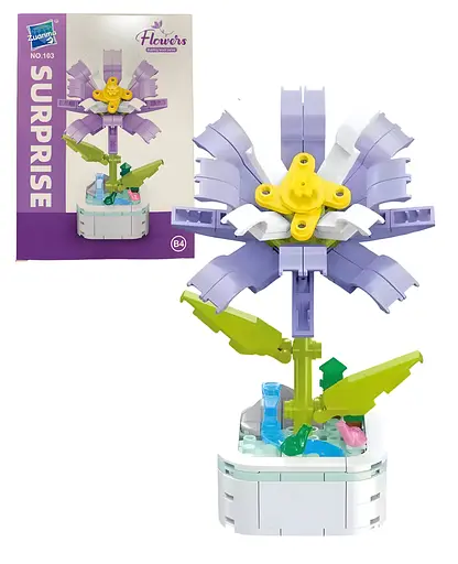 3D конструктор Flowers Ирис на 154 детали (25-110) - фото 3