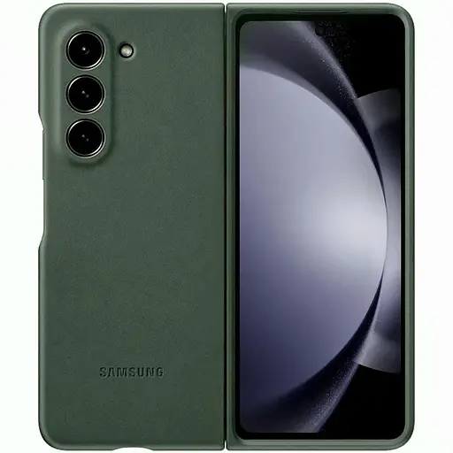 Шкіряний чохол Leather Case (AAA) для Samsung Galaxy Z Fold5 Green