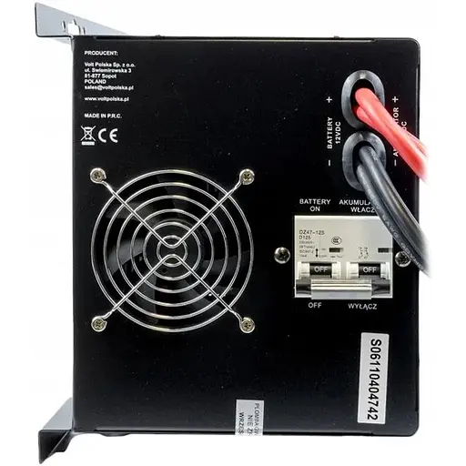 Комплект Volt Polska SINUS PRO 2400W 12/230V 1600/2400W + Акумулятор гелевий 4SUN MAXX GEL 100 Ah - фото 4