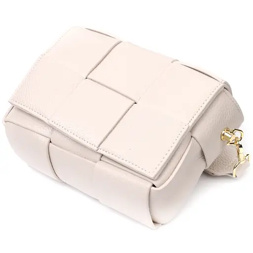 Женская сумка Vintage с переплетами из натуральной кожи 17х12.5х5.5 см sum0029052 - фото 5