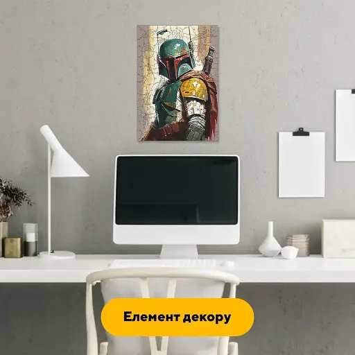 Деревянный фигурный пазл Охотник Боба, А5, Деревянная коробка 35 элементов - фото 5