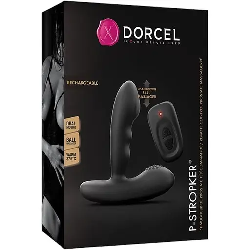 Масажери простати Dorcel P-Stroker з пультом ДК підігрівом і точковим масажем, два мотори - фото 4