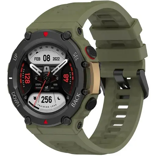 Ремешок DK для Xiaomi Amazfit T-Rex 2 (A2169) Silicone Sport Band Classic (green) - фото 2