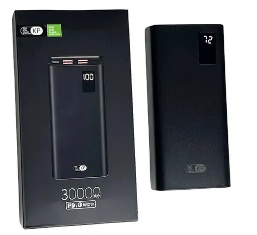 Зарядное устройство для телефона Power bank Power bank KP PD-32 30000 mAh с дисплеем Черный - фото 9