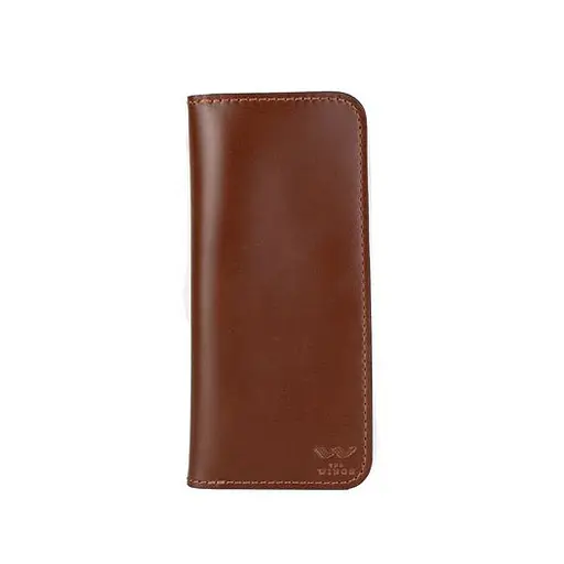 Шкіряне портмоне Middle світло-коричневий - фото 3