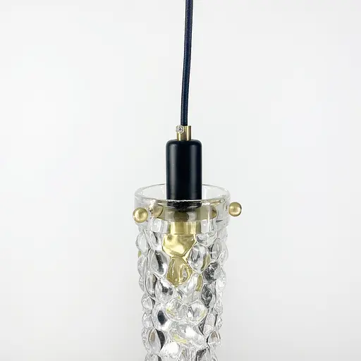 Удлиненный светильник со стеклянным рельефным плафоном | Line F | Арт. SGA8/1 - фото 4