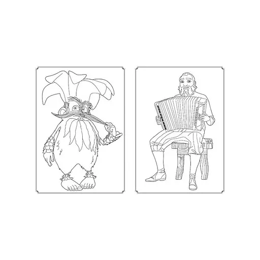 Раскраска для детей Мавка. Магия цвета. Приключения Мавки 1807002 с наклейками - фото 3