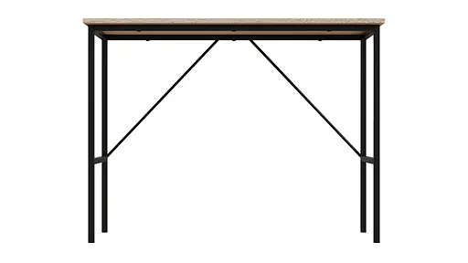 Стол письменный Line Тайм Ferrum-decor 750x1000x600 Черный металл ДСП Дуб Сонома 16 мм (FRD-104874) - фото 4