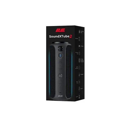 Колонка 2E SoundXTube2 Black 2E-BSSXT2WBK - фото 7
