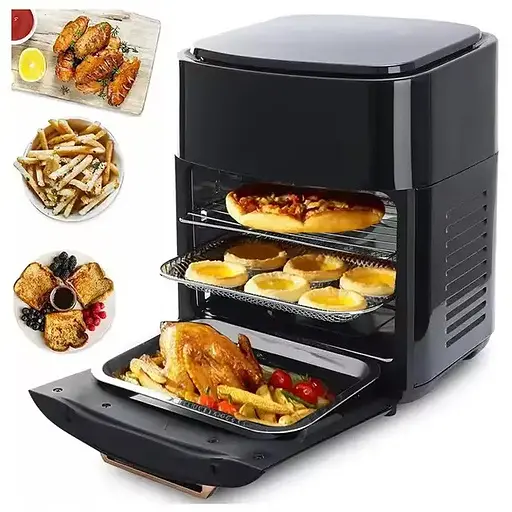 Мультипечь 3в1 Zepline ZP-111 электрическая 15л 3500 Вт Черная - фото 3