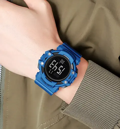 Годинник чоловічий спортивний наручний Skmei 2195 (Синій) - фото 5