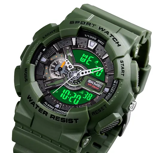 Наручные часы мужские 1688AG Army Green. Skmei acs0030626 - фото 3