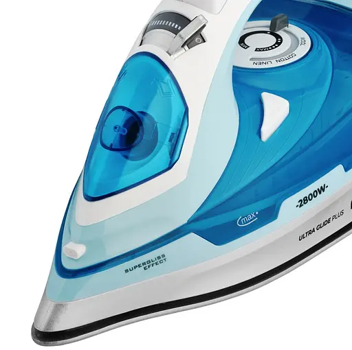 Гладильный утюг Rotex RIC63-C Ultra Glide Plus Керамическое покрытие 2800Вт Резервуар 380мл Голубой / Белый - фото 7