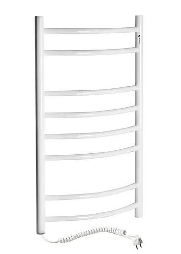 Электрический полотенцесушитель Navin Камелия 480x800 левый 12-007130-4880, Белый, Левое - фото 2