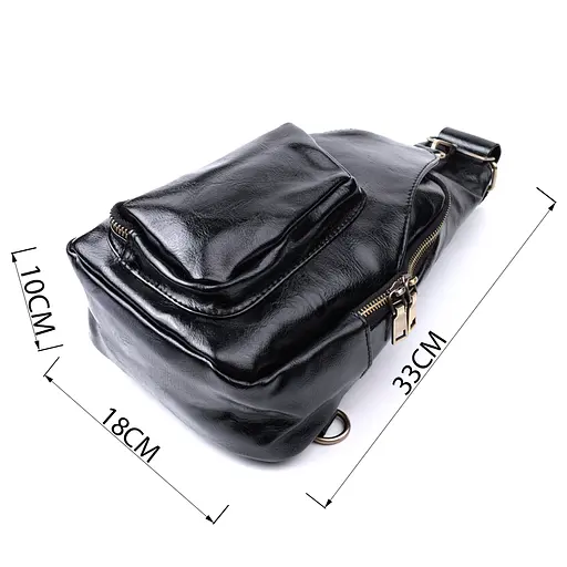 Женская сумка Vintage из экокожи с акцентом на текстильную лямку 18х33х10 см sum0026970 - фото 3