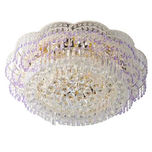 Люстра стельова Brille кришталева LED E14 40W NW Glass (BCL-605C/7)