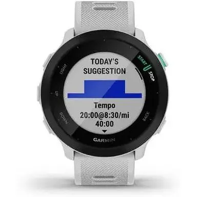 Спортивний годинник Garmin Forerunner 55 White (010-02562-11) - фото 2