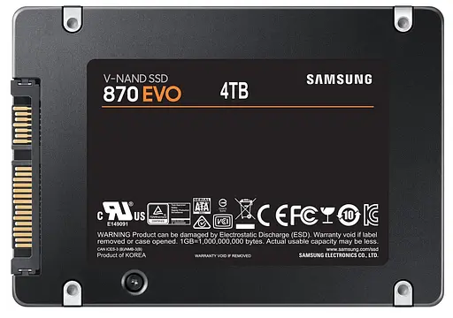 Накопитель SSD Samsung Sata 2.5" 4TB 870 EVO MKX MLC 560/530MB/s (MZ-77E4T0B) - фото 3