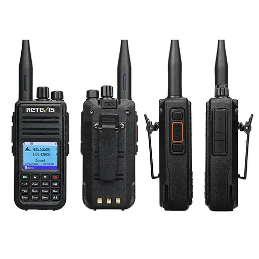 Цифрова рація з шифруванням 2-х діапазонна з аналоговим режимом 5 Ватт Retevis RT3S DMR (100891) - фото 3