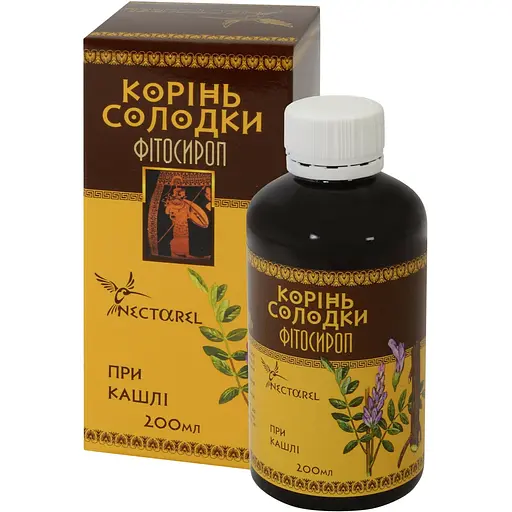 Диетическая добавка Корень солодки фитосироп 200 мл