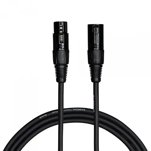 Мікрофонний кабель XLR Male - XLR Female Cascha CCSM1BK2 2м