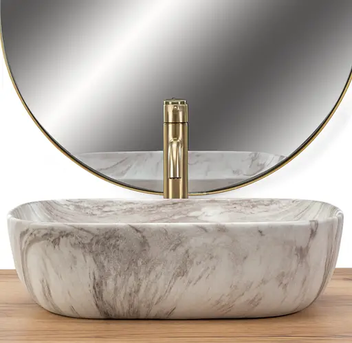 Умивальник Rea Belinda ASH накладний REA-U3324 - фото 2