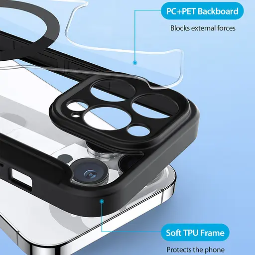 Чохол-книжка Dux Ducis Skin X Pro with MagSafe для Apple iPhone 15 Pro 6.1 Black - фото 7