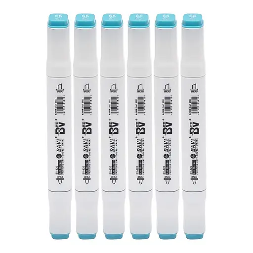 Скетч-маркер двусторонний Bavi №65, на спиртовой основе, 10 шт.