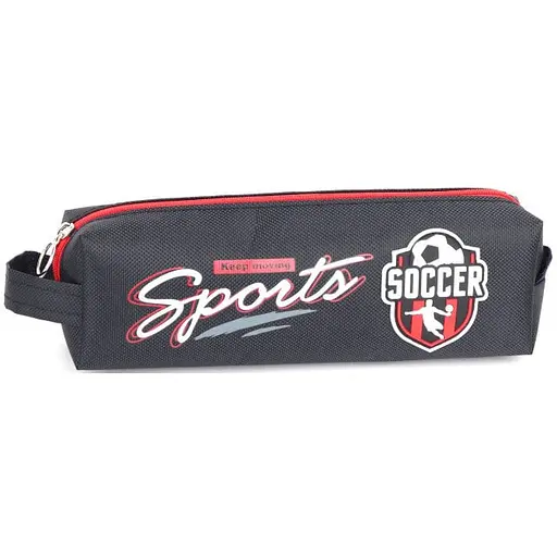 Пенал м’який без наповнення Bourgeois Black 21x4.5x6 см KJ3277