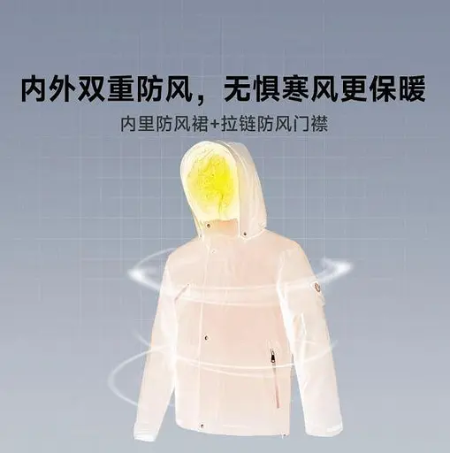 Куртка Windproof Anti-Drilling Hooded Down Jacket 3XL черная - фото 5