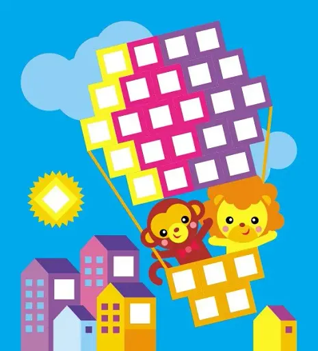 Мозаїка з наліпок. Квадратики. Для дітей від 4 років - фото 5