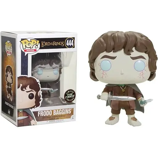 Коллекционная фигурка Funko Pop The Lord of the Rings Властелин колец Frodo Baggins Фродо Бэггинс Chase 10см