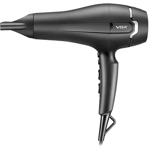 Професійний фен VGR V-450, 4 режими обдування, 4 режими температури, 2 насадки, 2400W, Box