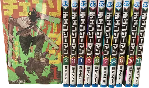 Комплект манги Jump Comics Chainsaw Man Людина-бензопила японською Том з 1 по 11 М JC CM 111 - фото 1