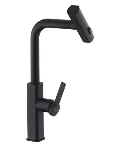 Змішувач для кухні з висувним виливом Kroner KRP Edelstahl Klassisch - SCH03918 (CV032500) - фото 4