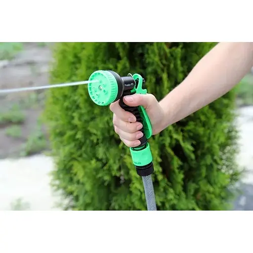 Пистолет для поливки пластиковый Presto-PS насадка на шланг (2109) 10 шт. - фото 7