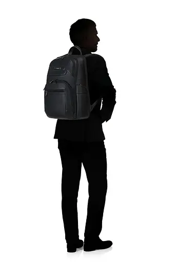 Рюкзак 15,6" Samsonite PRO-DLX 6 LEATHER BLACK 42x29x15 KT5*09002 - фото 3