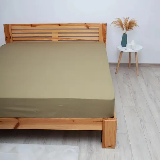 Простыня ТЕП Вдохновение с резинкой Олива, 140 x 200 (2-04016_27816) - фото 1