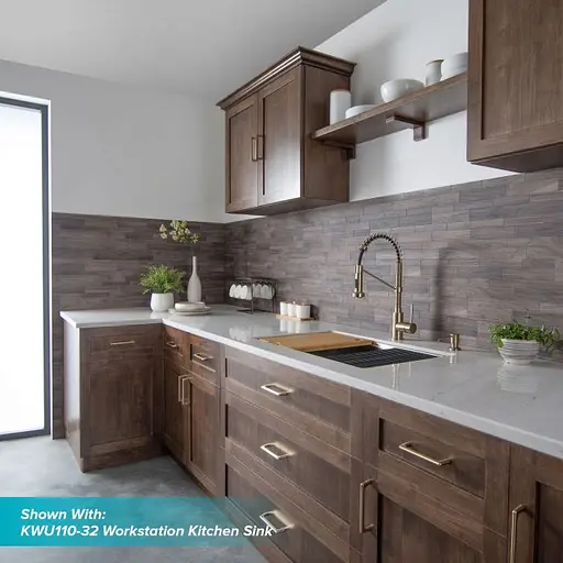 Змішувач для кухні Kraus Bolden KPF-1610BG Золотий - фото 7