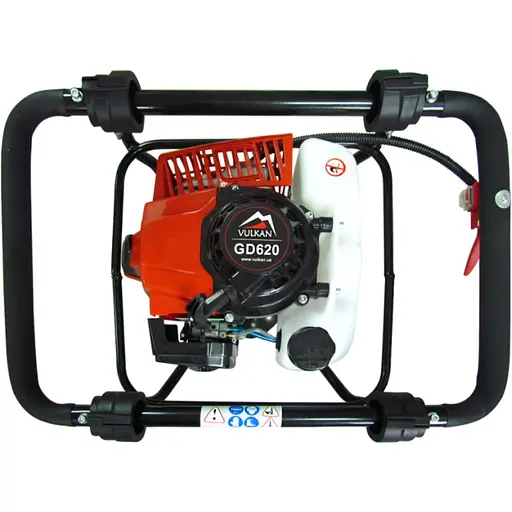 Мотобур Vulkan GD620 2.4 кВт 3.2 к.с. 250 мм (без шнека) - фото 3