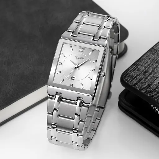 Наручний годинник чоловічий 9263SISI Silver-Silver Skmei acs0029831 - фото 3