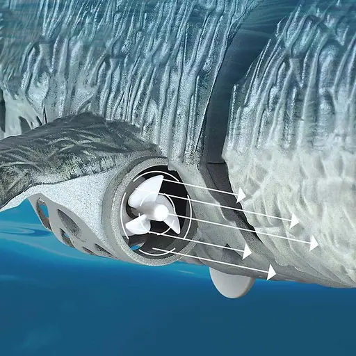 Човен на радіокеруванні SHT 3712-3A Mosasaurus 2.4G Grey - фото 5