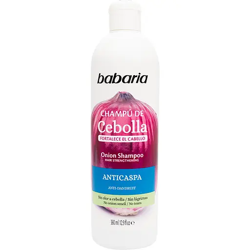 Шампунь Babaria Onion Anti-Dandruff Shampoo против перхоти 380 мл - фото 1