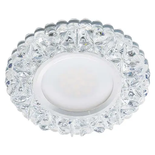 Вбудований світильник Feron 7103 під лампу з підсвіткою прозорий - фото 2